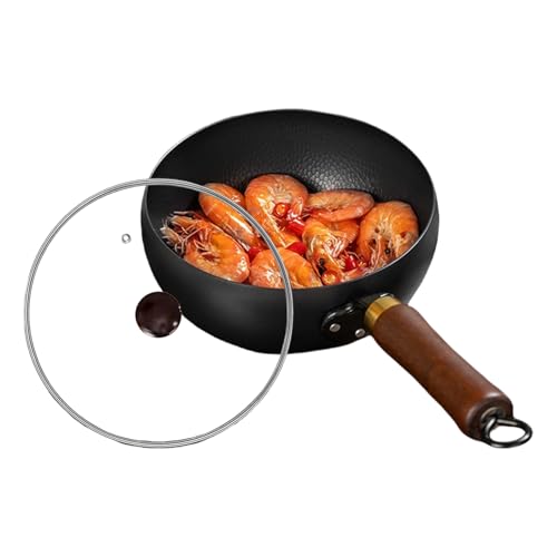 Eisenpfanne – Antihaft-Pfanne mit Deckel | Küchenutensilien ohne Beschichtung für Innenherd | Braten von Eiern, Hühnchen, , Steaks, , Camping im Freien Eisenpfanne – Antihaft-Pfanne mit Deckel | Küchenutensilien ohne Beschichtung für Innenherd | Braten von Eiern, Hühnchen, , Steaks, , Camping im Freien von Genérico
