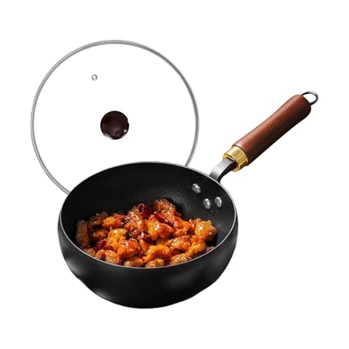 Eisenpfanne – Antihaft-Pfanne mit Deckel | Küchenutensilien ohne Beschichtung für Innenherd | Braten von Eiern, Hühnchen, , Steaks, , Camping im Freien Eisenpfanne – Antihaft-Pfanne mit Deckel | Küchenutensilien ohne Beschichtung für Innenherd | Braten von Eiern, Hühnchen, , Steaks, , Camping im Freien von Genérico