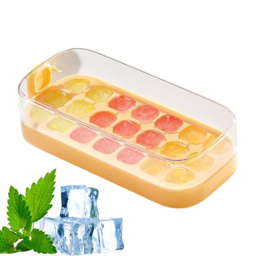 Eiswürfelform mit Deckel | Eiswürfelform aus Silikon | wiederverwendbare Form mit 21 Fächern für Whisky, Kaffee, Cocktails, Lebensmittel, Getränke Eiswürfelform mit Deckel | Eiswürfelform aus Silikon | wiederverwendbare Form mit 21 Fächern für Whisky, Kaffee, Cocktails, Lebensmittel, Getränke von Genérico