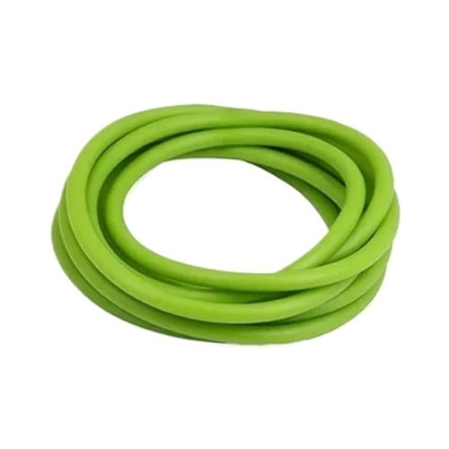 Elastischer Gummischlauch mit Gummiband, Grün, 1 Meter ID 2 mm x Außendurchmesser 5 mm von Genérico