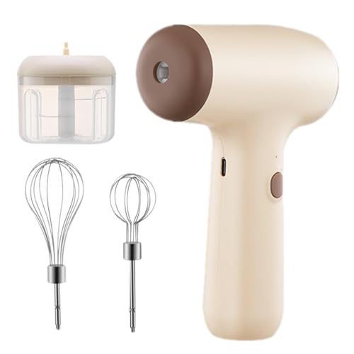 Elektrischer Handmixer, Handmixer, vollautomatisch, einfach zu bedienen, multifunktionaler Mixer mit exquisitem Design für Küche, Paprika, C Elektrischer Handmixer, Handmixer, vollautomatisch, einfach zu bedienen, multifunktionaler Mixer mit exquisitem Design für Küche, Paprika, C von Genérico