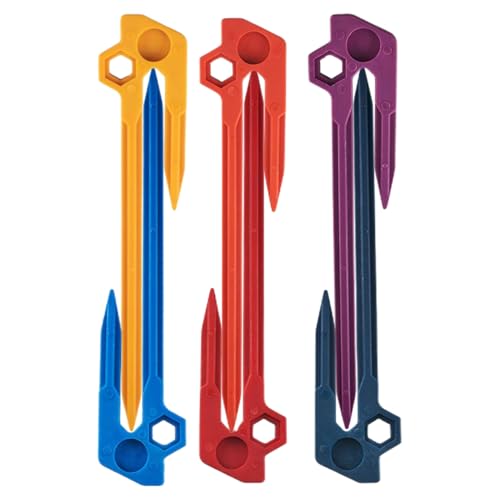 Erdspikes für Zelte, Zelte, Zelte, professionelle Zelt-Camping-Heringe, multifunktionale Spikes für Freunde Erdspikes für Zelte, Zelte, Zelte, professionelle Zelt-Camping-Heringe, multifunktionale Spikes für Freunde von Genérico