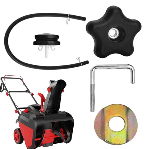 Ersatzteile für Schneefräse, Lenkerverriegelung, Set mit Knöpfen und Dichtungen für Ölrohre für Gartenmaschinen und gewerbliche Bereiche im Freien von Genérico