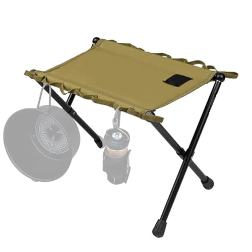 Faltbarer Campinghocker, tragbarer Klapphocker, Campinghocker aus Oxford-Gewebe, verschleißfester Hocker, tragbarer Campingstuhl mit 100 kg Traglast von Genérico