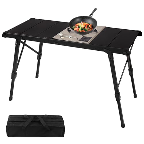 Faltbarer Picknicktisch: Tragbarer Outdoor-Tisch, zusammenklappbare Aluminiumoberfläche mit Höhenverstellung, einfache Transportkonfiguration für Camping bei Picknick-Events im Hinterhof Faltbarer Picknicktisch: Tragbarer Outdoor-Tisch, zusammenklappbare Aluminiumoberfläche mit Höhenverstellung, einfache Transportkonfiguration für Camping bei Picknick-Events im Hinterhof von Genérico