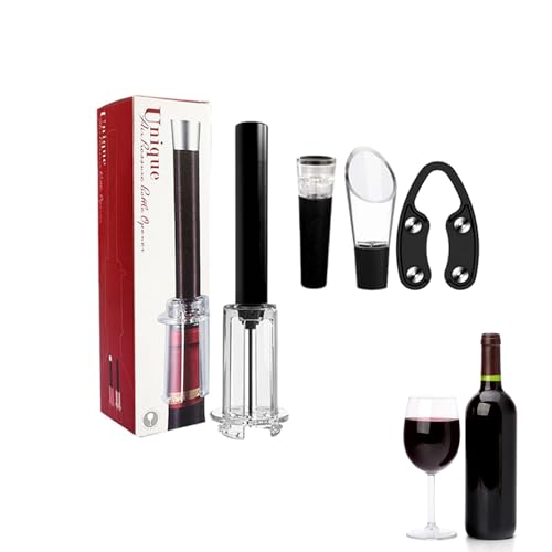 Flaschenöffner-Set – Rotweinflaschenöffner-Set | Manueller Weinflaschenbrenner, multifunktionales Weinöffner-Set, praktisches Flaschenöffner-Zubehör Flaschenöffner-Set – Rotweinflaschenöffner-Set | Manueller Weinflaschenbrenner, multifunktionales Weinöffner-Set, praktisches Flaschenöffner-Zubehör von Genérico