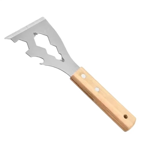 Flaschenöffnungswerkzeug für Bierflaschen, Schlüsselwerkzeug aus Edelstahl, tragbar, ergonomischer Klebstoffentferner, Nagelflaschenöffner von Genérico