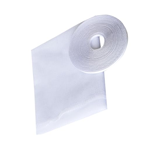 Fliegengitter für Fenster | Moskitonetz für Schiebetüren und Fenster, unsichtbares selbstklebendes Netz für Gewächshäuser, Badezimmer, Küche, Garagen von Genérico