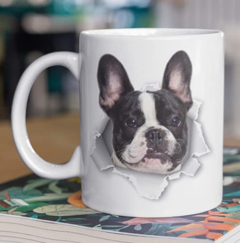 Französische Bulldogge-Tasse aus der Tasse, originell und lustig. von Genérico