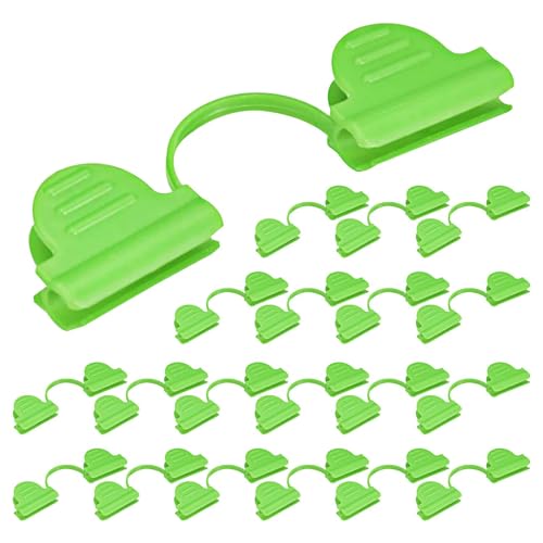 Garden Netting Clips - Wiederverwendbare Greenhouse Clip für Netting | Plant Support Clips Greenhouse Clamps, Plant Films Clips, Shade Cloth Clamp, Starker Grip for Garden Netting, Greenhouse von Genérico