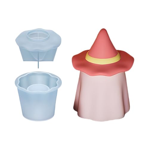 Geisterform | Silikonformen für Kerzen, Schreibtischdekoration, Halloween-Dekoration, wiederverwendbare Werkzeuge für Gips, Harz, Seife, Handwerk von Genérico