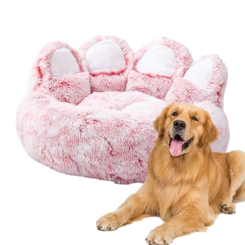 Gemütliches Hundebett – entspannendes Hundebett für große Hunde | Flauschiges Schlafbett mit herausnehmbarem Innenkissen – Haustierbetten in Pfotenform für Hunde, Welpen, Katzen und G Gemütliches Hundebett – entspannendes Hundebett für große Hunde | Flauschiges Schlafbett mit herausnehmbarem Innenkissen – Haustierbetten in Pfotenform für Hunde, Welpen, Katzen und G von Genérico