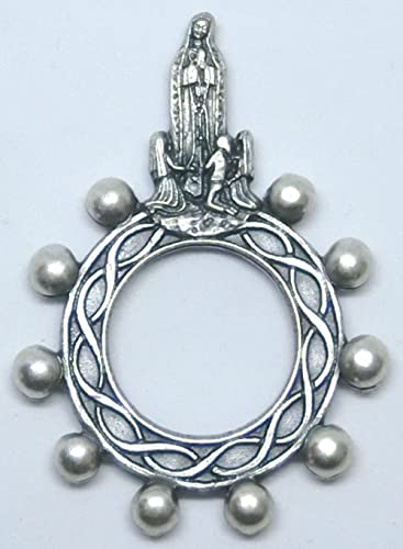 Generico 90.124.30 013 Finger Rosenkranz Dutzend Gebet Madonna Erscheinung Fatima Silber von Generico