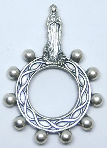 Generico 90.124.30 023 Finger Rosenkranz Dutzend Gebet Madonna Erscheinung Lourdes silber von Generico