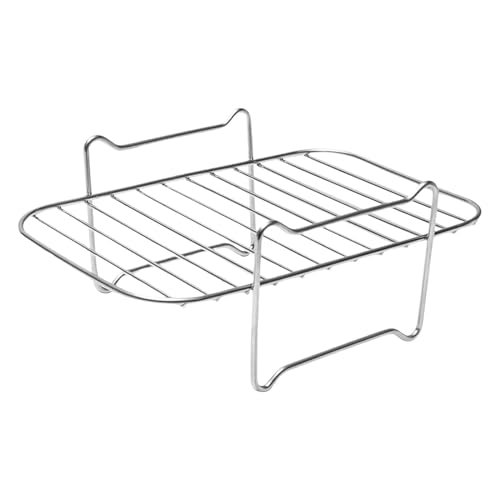 Genérico Air Freyers Rack - Luftfritteuse Regal | Luftfritteuse Rack Dörrgerät | Küchengitter Fritteuse | Luftfritteuse Backrahmen | Fritteuse Zubehör von Genérico
