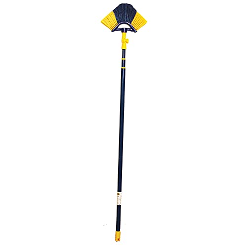 Generico Allgemeine ragnatore Besen Schimmelbeseitigung Spinnweben Spitz mit Griff ausziehbar Lung. Max 390 cm von Generico