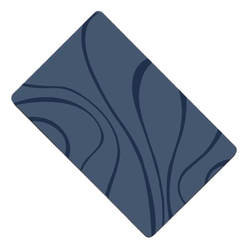 Genérico Badteppich, Badewannenmatte, rutschfest, schnell trocknend, waschbar, saugfähig, für Dusche, Eingang, Haus, Dekoration von Genérico