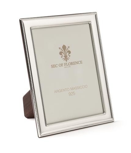 Generico Bilderrahmen aus massivem 925er Silber mit Rückseite aus Mahagoni 7316/15 x 20 cm, 15 x 20 cm Generico Bilderrahmen aus massivem 925er Silber mit Rückseite aus Mahagoni 7316/15 x 20 cm, 15 x 20 cm von Generico