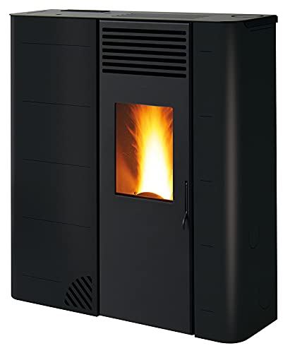 Generico Bio Pelletofen GS90-8kW – Slim 26 cm – mehrere Rauchabgänge – oben, rechts oder hinten rechts – schwarz Generico Bio Pelletofen GS90-8kW – Slim 26 cm – mehrere Rauchabgänge – oben, rechts oder hinten rechts – schwarz von Generico