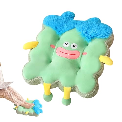 Genérico Design Floor Pillow - Cozy Plush Cushion, rundes Sitzkissen | Compact Chair Cushion mit Anti-Rutsch-Basis, dekoratives Formkissen für Radfahrer, Lounge Area, Sofa Setup, Dining R von Genérico