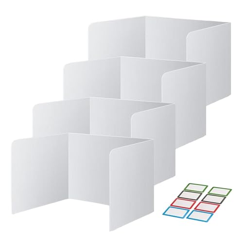 Genérico Desk Dividers - Privacy Folder | Karteikarten für Studenten | Privacy Shield Boards für Studenten | Schreibunterlagen für Schüler und Lehrer von Genérico