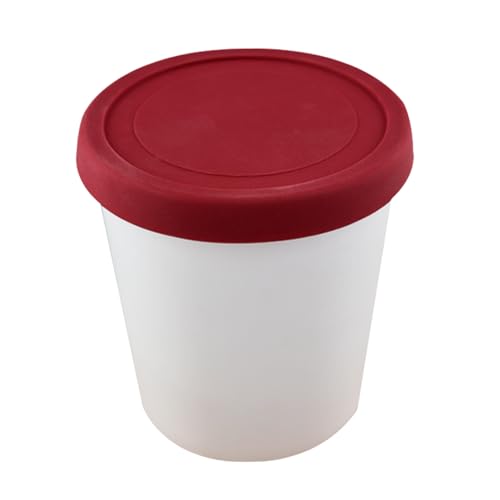 Genérico Eiscreme-Aufbewahrungsbehälter | hausgemachter Eisbecher zur Aufbewahrung im Gefrierschrank, Gefrierbehälter für Eis, Suppe, Lebensmittel, Joghurt, 0,9 Liter Fassungsvermögen Genérico Eiscreme-Aufbewahrungsbehälter | hausgemachter Eisbecher zur Aufbewahrung im Gefrierschrank, Gefrierbehälter für Eis, Suppe, Lebensmittel, Joghurt, 0,9 Liter Fassungsvermögen von Genérico