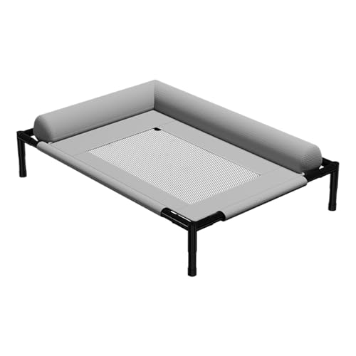 Generico Erhöhtes Hundebett - Atmungsaktives Haustierbett Kühlung für Hunde im Freien, mit Kissen und atmungsaktivem Netz, waschbare Haustiermöbel Generico Erhöhtes Hundebett - Atmungsaktives Haustierbett Kühlung für Hunde im Freien, mit Kissen und atmungsaktivem Netz, waschbare Haustiermöbel von Generico