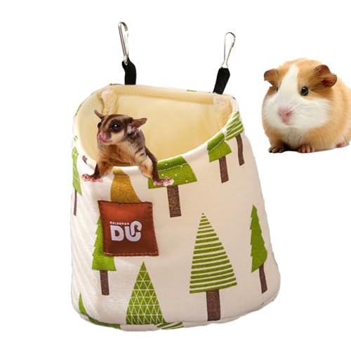 Genérico Gerbil Hammock Bed - Komfortables Bett | Hängbares Hamsterhaus für Ihr oder nicht nur ein gemütliches Bett oder auch für Unterhaltung von Genérico