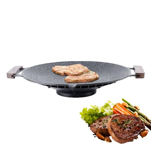 Genérico Grillpfanne | Campingplatte mit Griffen – winddicht zum Braten – Küche im Freien und im Innenbereich von Genérico