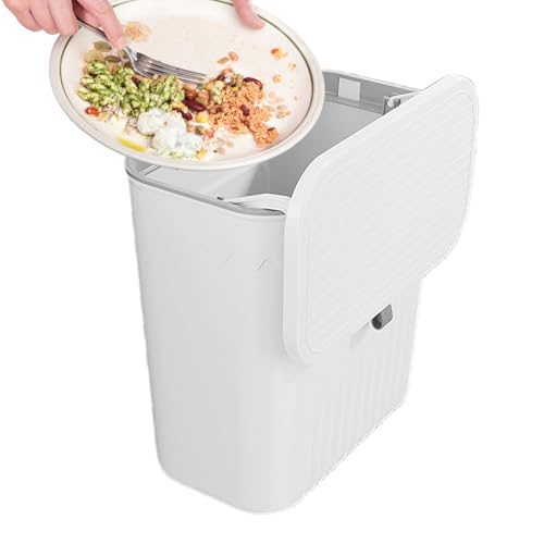 Genérico Hängender Behälter für Küchen-Komposter | Space-Saving-Bin | Spülbecken | Spülbecken mit Deckel, Zubehör, kein Drilling Trash Container Genérico Hängender Behälter für Küchen-Komposter | Space-Saving-Bin | Spülbecken | Spülbecken mit Deckel, Zubehör, kein Drilling Trash Container von Genérico