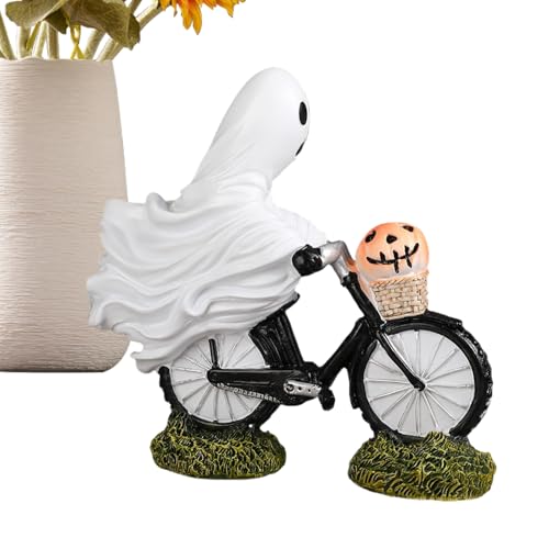 Generico Halloween-Geisterstatue – Geist auf Fahrrad mit Korb, saisonale Dekoration für Zuhause, Dekoration, Schreibtisch, Mittelstück, Schlafzimmer, Bücherregal, Esszimmer-Schränke Generico Halloween-Geisterstatue – Geist auf Fahrrad mit Korb, saisonale Dekoration für Zuhause, Dekoration, Schreibtisch, Mittelstück, Schlafzimmer, Bücherregal, Esszimmer-Schränke von Generico