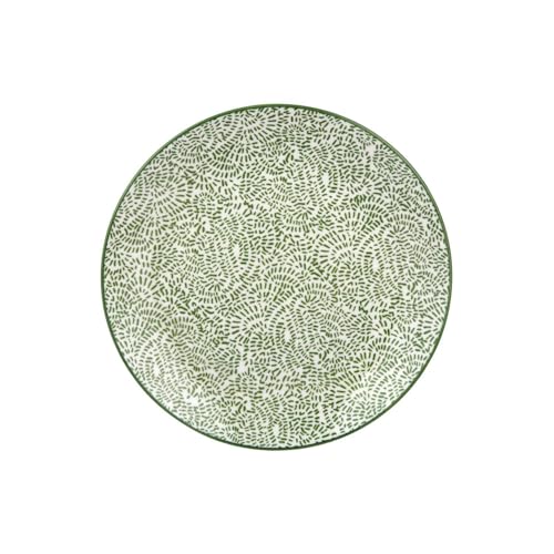 Generico Hanami Obstteller 4er Set 19 cm grün Dekor von Generico