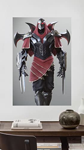 Genérico League of Legends ZED (LOL) Hochauflösender Fotodruck (29,7 x 21 cm A4) Poster, Leinwanddruck, Heimdekoration von Genérico