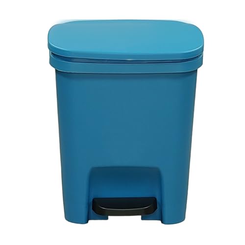 Genérico Mülleimer mit Küchenstufe, Mülleimer mit Deckel | Soft-Close-Pedal für rechteckigen Mülleimer, Geruchsschutz, schlanker Küchenmülleimer mit PED von Genérico