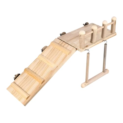 Genérico Park für Papageien, Kletterleiter für Ninas, Übung und Training für Wellensittiche, Spielzeug aus Holz mit Leiter für Kakadus und Agapornis Genérico Park für Papageien, Kletterleiter für Ninas, Übung und Training für Wellensittiche, Spielzeug aus Holz mit Leiter für Kakadus und Agapornis von Genérico