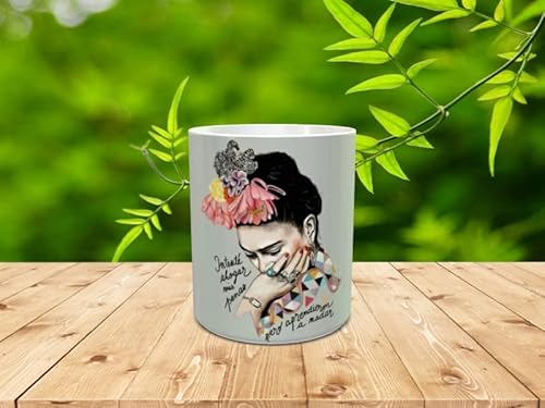 Genérico Personalisierbare Tasse Frida Geschenk für weibliche Feministin von Genérico