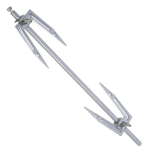 Genérico Rotisseri Luftfritteusen-Fritteuse mit Hähnchenschrauben aus Edelstahl | Metall Rotisserie Spit Forks & Roasters Kreativität, kreative Hähnchengabel von Genérico