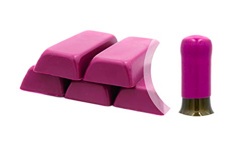 Generico Schellack-Packung mit 500 g oder weichem Siegelwachs zum Versiegeln von Weinflaschen, Bierflaschen, Grappa, Likören (violett) von Generico