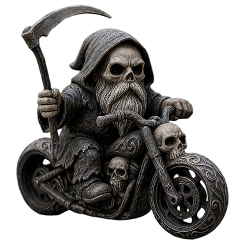 Genérico Skelett-Statue, Skelett-Statue für den Schreibtisch, Motorradfahrer-Figur für Bücherregal, Spielzimmer, Nachttisch, Couchtisch, Halloween Genérico Skelett-Statue, Skelett-Statue für den Schreibtisch, Motorradfahrer-Figur für Bücherregal, Spielzimmer, Nachttisch, Couchtisch, Halloween von Genérico