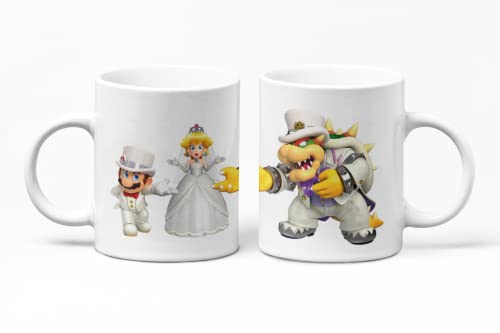 Genérico Tasse Mario Peach und Bowse Mario Movie Videospiele 1 Stück von Genérico