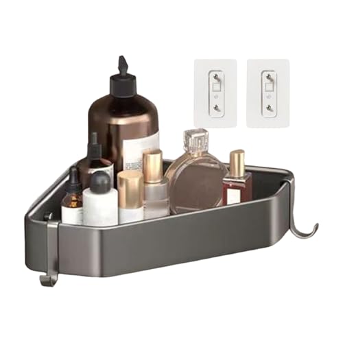 Genérico Wand-Organizer für Dusche, Badezimmer-Organizer zur Wandmontage, dreieckiges Eckregal für Badewanne, Wohnung und Wohnheim, platzsparend von Genérico
