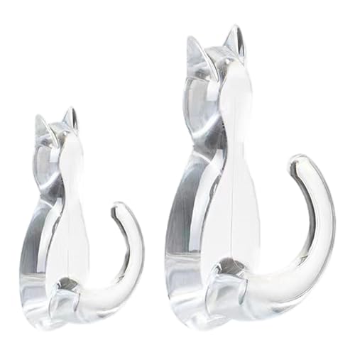 Genérico Wandhaken - Katzenwandhaken | Schlüsselhalter für die Wand dekorativ | Utility Haken Smile Cat Wall Key Holder | Strong Load-bearing All Mounted Hook for Home Kitchen Bathroom Genérico Wandhaken - Katzenwandhaken | Schlüsselhalter für die Wand dekorativ | Utility Haken Smile Cat Wall Key Holder | Strong Load-bearing All Mounted Hook for Home Kitchen Bathroom von Genérico