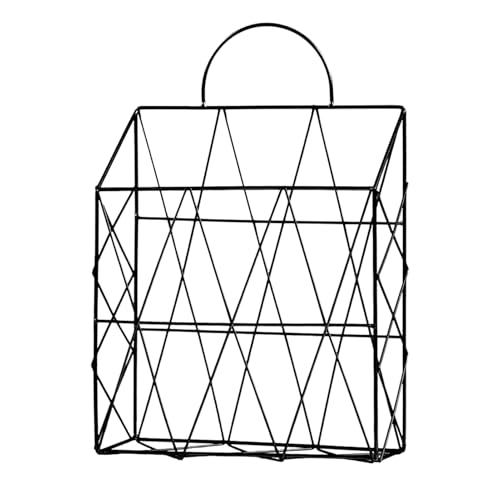 Genérico Wandhalterung, dekorativer Organizer, vertikaler Präsentationsständer aus Metall, eleganter und platzsparender Draht, zur Aufbewahrung von Dokumenten, für Zuhause, Schlafzimmer und Bad. von Genérico