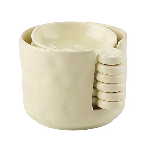 Genérico Weidenplatte, Keramik, Mini-Teller, Dressing Container für Küche, Seasoning Dish with Storage Box, BBQ Snack Fruit Soy Sauce Condiment Party Serving von Genérico