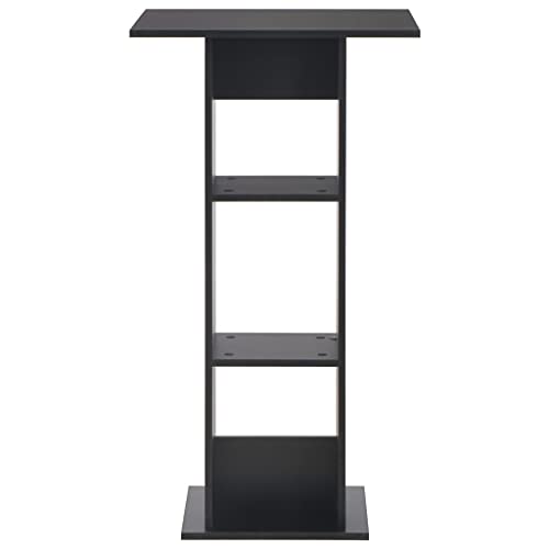 Genérico Wenjingqi 280206 Bartisch, Schwarz, 60 x 60 x 110 cm von Genérico
