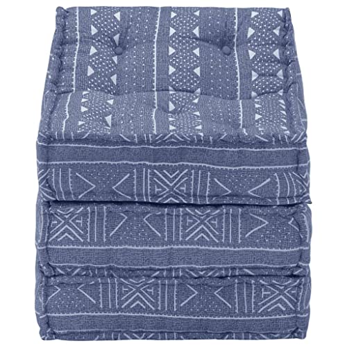 Genérico Wenjingqi 287716 Modularer Sitzsack aus Indigo-Stoff, Blau von Genérico