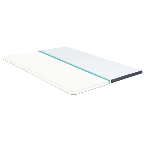 Genérico Wenjingqi 288214 Matratzenauflage für Bett, Box Spring, 200 x 140 x 5 cm, Grau von Genérico