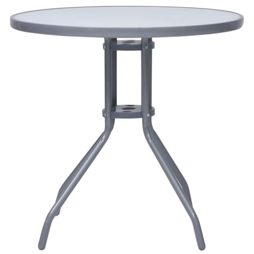 Genérico Wenjingqi 312215 Gartentisch oder Glas, Hellgrau, 80 cm Genérico Wenjingqi 312215 Gartentisch oder Glas, Hellgrau, 80 cm von Genérico
