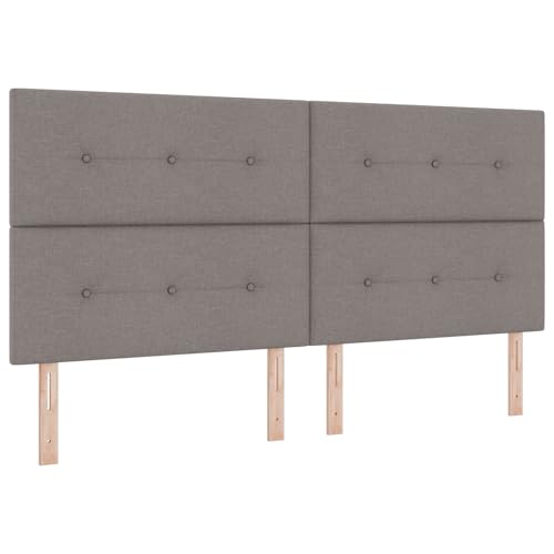 Genérico Wenjingqi 3337864 Kopfteil mit Knöpfen, Stoff, taupe, 200 cm Genérico Wenjingqi 3337864 Kopfteil mit Knöpfen, Stoff, taupe, 200 cm von Genérico