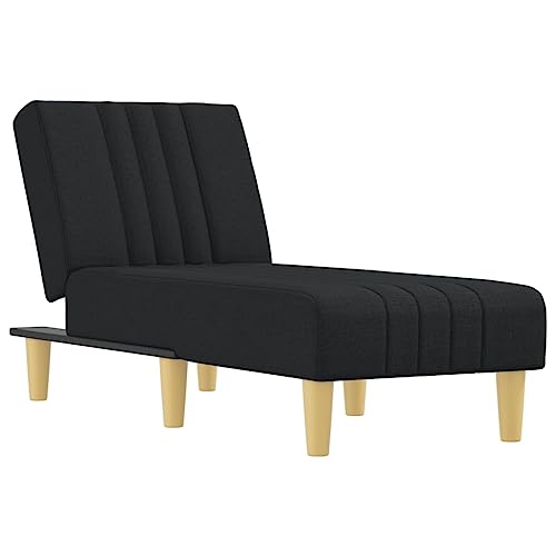 Genérico Wenjingqi 352824 Schlafsofa aus schwarzem Stoff von Genérico